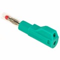 BU-32614-5 - CONN BANANA PLUG STACK SLDR GRN