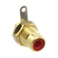 BPJR02AUX - CONN RCA JACK MONO 3.2MM PNL MT