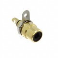 BPJF01AUX - CONN RCA JACK MONO 3.2MM PNL MT
