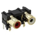 PJRAN2X1U01AUX - CONN RCA JACK MONO 3.2MM R/A