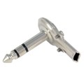 50-00185 - CONN PLUG STEREO 6.35MM RA 3COND
