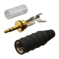 35HDSAU17 - 3.5MM SLD STEREO PLUG .17 GOLD,