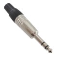 4833.1300 - CONN PLUG STEREO 6.35MM 3COND
