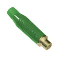 ACJR-GRN - CONN RCA JACK GREEN