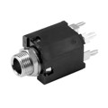 SJ-63083A - AUDIO JACK, 6.35 MM, VERTICAL, 3