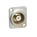 ACJD-WHT - CONN RCA JACK CHASIS MOUNT WHITE