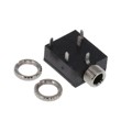 STX-3081-5C - STEREO JACK STRAIGHT THREAD W/NU