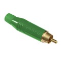 ACPR-GRN - CONN PLUG RCA GREEN