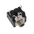 STX-3200-3CB - STEREO JACK 3P THREAD SHIELD, B/