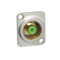 ACJD-GRN - CONN RCA JACK CHASIS MOUNT GREEN