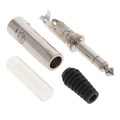 297F - 1/4" PLUG W/ FLEX RELIEF, STEREO