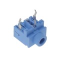 STX-3120-3B-284C - STEREO JACK, ALL PLASTIC, LT BLU