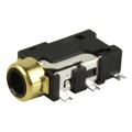 SJ2-25515B-SMT-TR - AUDIO JACK, 2.5 MM, RT, 5 CONDUC