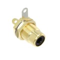 BPJR01AUX - CONN RCA JACK MONO 3.2MM PNL MT