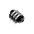 ACJM-PC - 1/4" PHONE MONO PLASTIC NUT PCB/