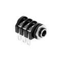 ACJM-MHS - 1/4" PHONE MONO METAL NUT  SLD