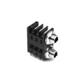 ACJM-MHDM - 1/4" PHONE MONO DUAL METAL