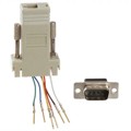 AT-23064 - ADAPT DB9M TO 6P6C JACK BEIGE