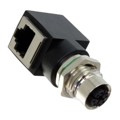 PXMBNI12RAF08XRJM16 - ADAPT CIRC 8POS TO RJ45 JACK BLK