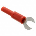 CT2553-2 - ADAPTER 6MM SPADE 4MM J RED
