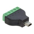 3971 - USB MINI B MALE PLUG TO 5-PIN TE