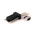 AMK-0002 - ADAPT DB9M TO 6P6C JACK BLACK