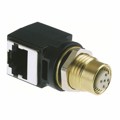 21033814400 - ADAPT CIRC 4POS TO RJ45 JACK BLK
