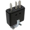 P-303H-CCT - CONN PLUG 3POS IN-LINE SLDR