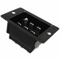 P-2406-DB - CONN PLUG 6POS PNL MNT SLDR