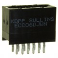 ECC06DJWN - CONN EDGE DUAL FMALE 12POS 0.100