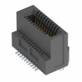 MEC8-110-02-L-DV-LC-K-TR - CONN EDGE DUAL FMALE 20POS 0.031