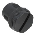 1553129 - CONN SCREW PLUG M12 BLACK