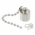 854103M-DC - CONN DUST COVER M8 SILVER