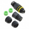 SC-L-UL11-03-GN - CONN CABLE JOINER BLACK/GREEN