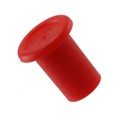D1/4A - CONN COVER RED CIRCULAR