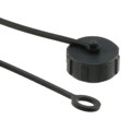 858103P-DC - CONN DUST COVER M12 BLACK
