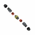 SC-L-UL11-02-RD - CONN CABLE JOINER BLACK/RED