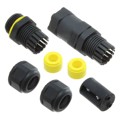 SC-L-UL12-02-YW - CONN CABLE JOINER BLACK/YELLOW