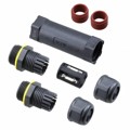 SC-L-UL13-02-RD - CONN CABLE JOINER BLACK/RED