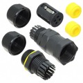 SC-L-UL12-03-YW - CONN CABLE JOINER BLACK/YELLOW
