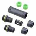 SC-L-UL13-05-GN - CONN CABLE JOINER BLACK/GREEN