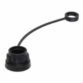 HR30-8P-C(31) - CONN COVER 8 BLACK