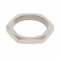 GEA.1E.240.LN - CONN HEX NUT SILVER