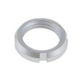GEG.1S.240.LC - CONN NOTCHED NUT SILVER
