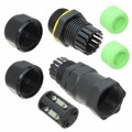 SC-L-UL12-02-GN - CONN CABLE JOINER BLACK/GREEN