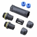 SC-L-UL13-03-BL - CONN CABLE JOINER BLACK/BLUE