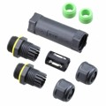 SC-L-UL13-03-GN - CONN CABLE JOINER BLACK/GREEN