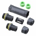 SC-L-UL13-04-GN - CONN CABLE JOINER BLACK/GREEN