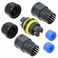 SC-L-UL11-03-BL - CONN CABLE JOINER BLACK/BLUE