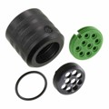 CL112102 - CONN BACKNUT 2 BLACK